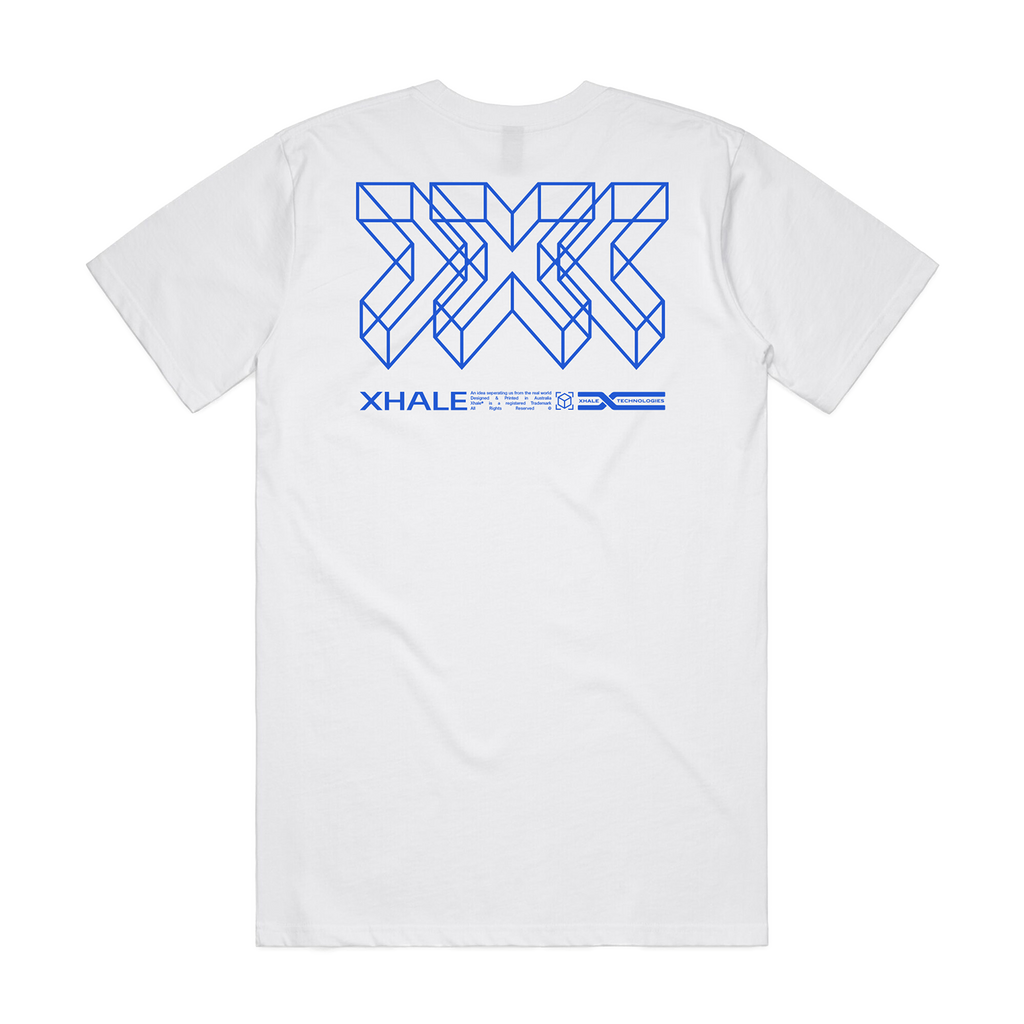 Xhale Contruct Tee White Back