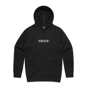 Xhale Eternal Black Hoodie Layflat