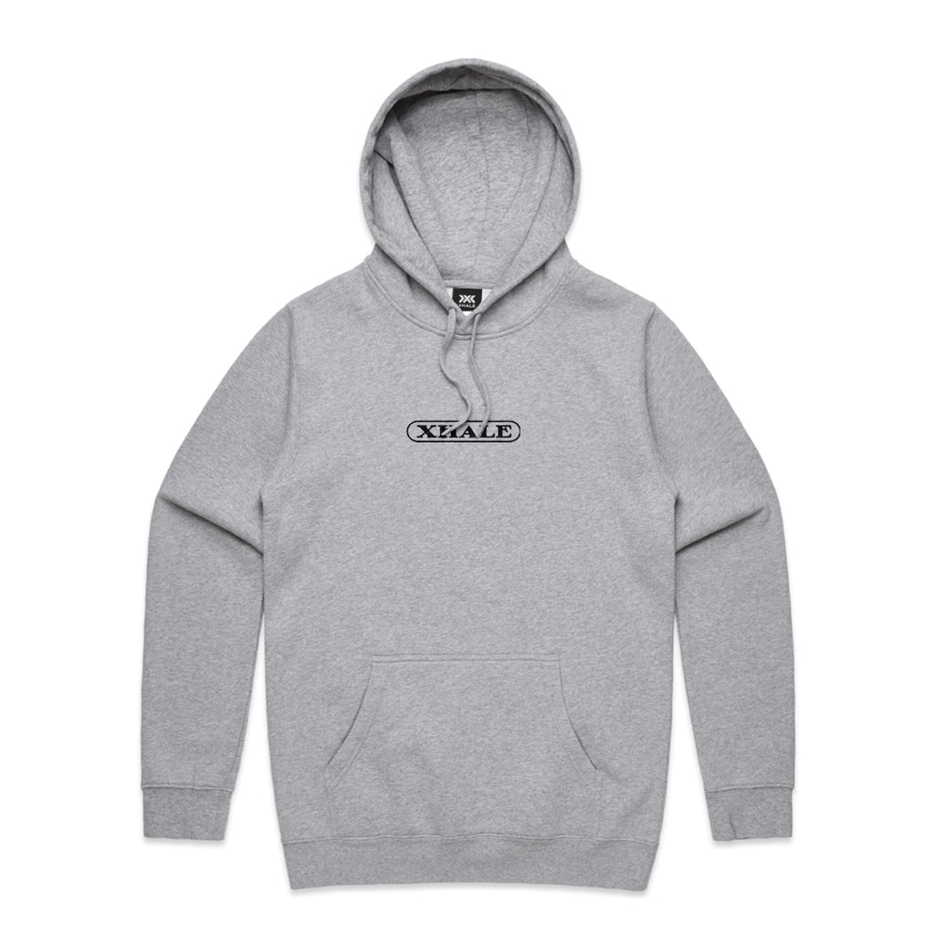 Xhale Eternal Grey Hoodie Layflat